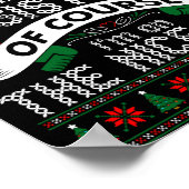 Fysiotherapie direct op de kerst nice list  poster (Hoek)