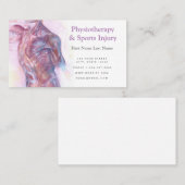 Fysiotherapie en sportletselschade Visitekaartje (Voorkant / Achterkant)