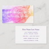 Fysiotherapie en sportletselschade Visitekaartje (Voorkant / Achterkant)