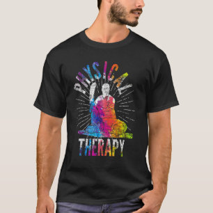Fysiotherapie Fysiotherapeut Kleurrijke Fysiek T-shirt