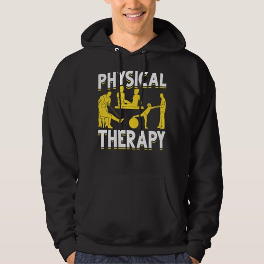 Fysiotherapie Fysiotherapeut PTA Physiother Hoodie (Voorkant)