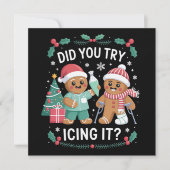 Fysiotherapie Heb je geprobeerd het te koelen Verp Feestdagenkaart (Voorkant)