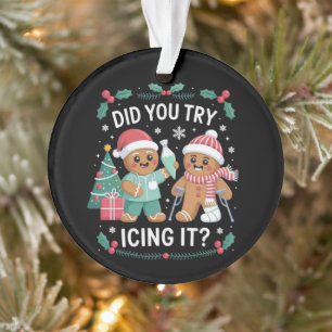 Fysiotherapie Heb je het geprobeerd te koelen Verp Ornament