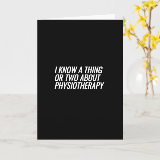 Fysiotherapie Kaart (Gele Bloem)