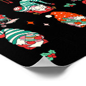 Fysiotherapie Kerst PT Therapeut Schattigee Gnoom Poster (Hoek)