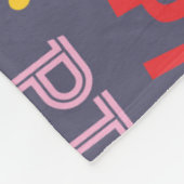 Fysiotherapie Kleurrijke Letters Fleece Deken (Hoek)
