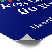 Fysiotherapie laat de wereld draaien poster (Hoek)
