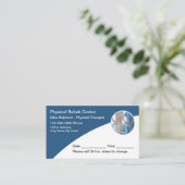 Fysiotherapie Medische Afspraakkaarten Afsprakenkaartje (Staand voorkant)