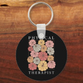 Fysiotherapie Pompoen Herfst PT Therapeut Thanksg Sleutelhanger (Voorkant)