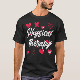 Fysiotherapie PT Fysiotherapeut Hart Fysiek T-shirt