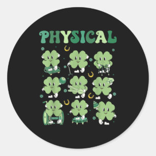 Fysiotherapie Pt Shamrock St Ronde Sticker