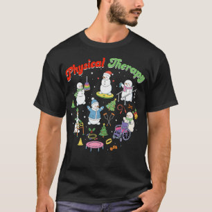 Fysiotherapie Sneeuwman Fysiotherapeut T-shirt