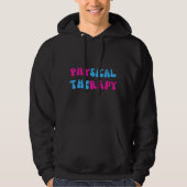 Fysiotherapie speels ontwerp hoodie (Voorkant)