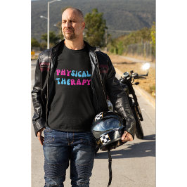 Fysiotherapie speels ontwerp t-shirt