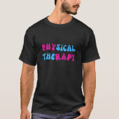Fysiotherapie speels ontwerp t-shirt (Voorkant)