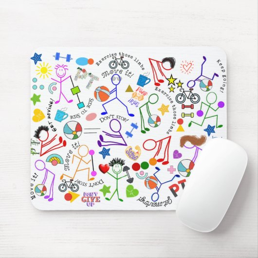 Fysiotherapie Thema Muismat (Met muis)