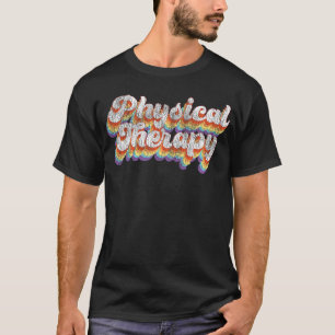 Fysiotherapie Therapeut Assistent Retro Vintage T-shirt