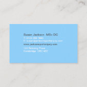 Fysiotherapie Visitekaartje (Achterkant)