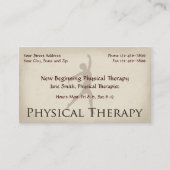 Fysiotherapie Visitekaartjes (Voorkant)