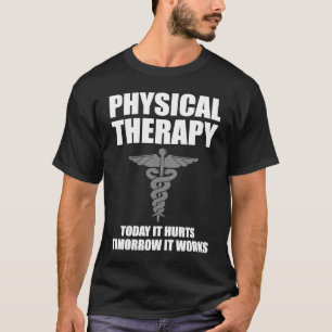 Fysiotherapie voor mannen Vrouwen Verpleegkundige T-shirt