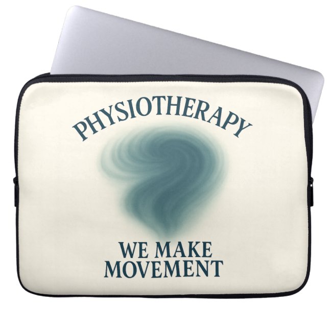 Fysiotherapie Wij Maken Beweging - Moderne Kunst Laptop Sleeve (Voorkant)