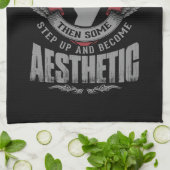 Fysique Motivatie - Esthetiek - Stap omhoog - Zyzz Theedoek (Gevouwen)