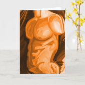 Fysique serie Groeten Sinaasappel Kaart (Gele Bloem)