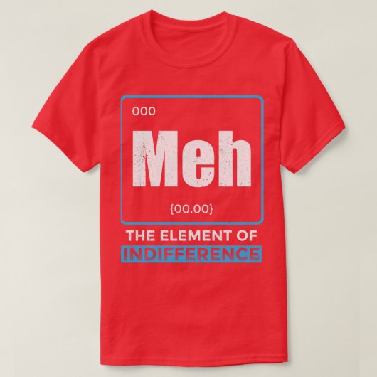Fysisch chemisch element experiment 2 t-shirt (Design voorkant)