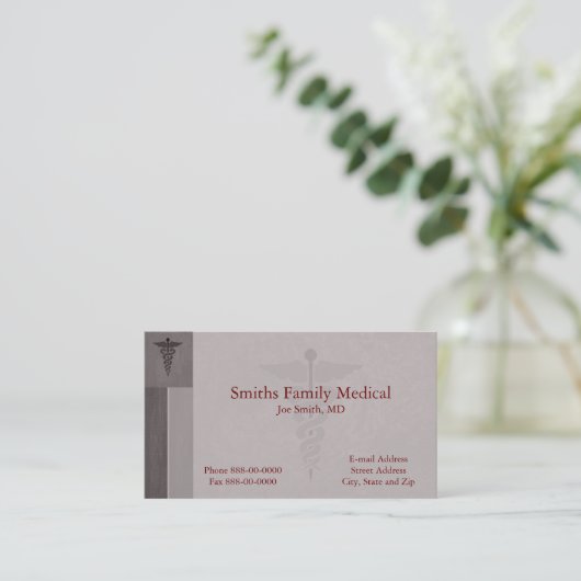 fysisch Visitekaartje (Staand voorkant)