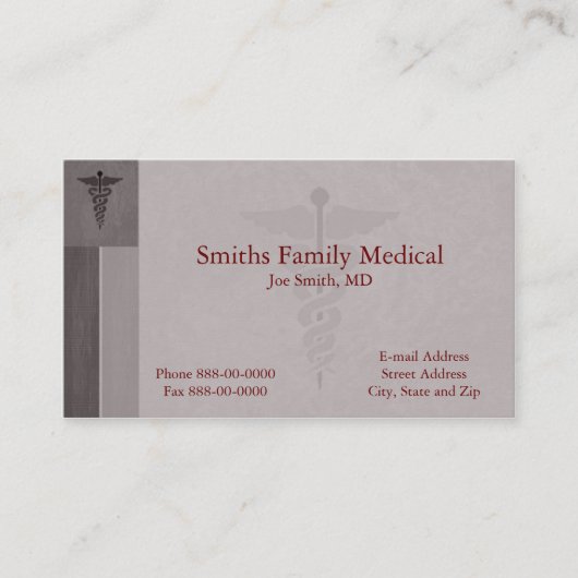 fysisch Visitekaartje (Voorkant)