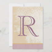 Fysische Bird Cage Wedding Invitations Kaart (Achterkant)