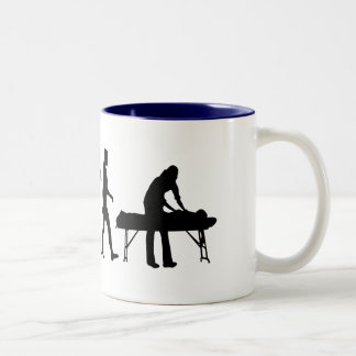 Fysische fysiotherapie Sporttherapie Therapistisch Tweekleurige Koffiemok