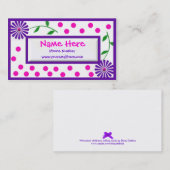 Fysische kinderen en mama... contactkaartje (Voorkant / Achterkant)