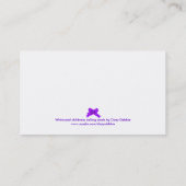 Fysische kinderen en mama... contactkaartje (Achterkant)