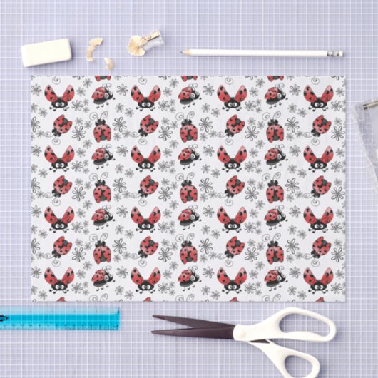 Fysische laswerven met bloemen tissuepapier (Craft)
