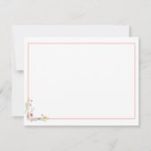 Fysische poten van uw bureau een persoonlijk notitiekaartje (Achterkant)