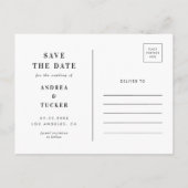 Fysische script 3 Foto Collage Opslaan Datum Briefkaart (Achterkant)