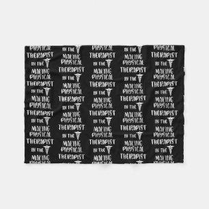 Fysische therapie bij fysieke behandeling fleece deken