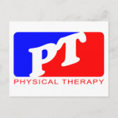 Fysische therapie briefkaart (Voorkant)