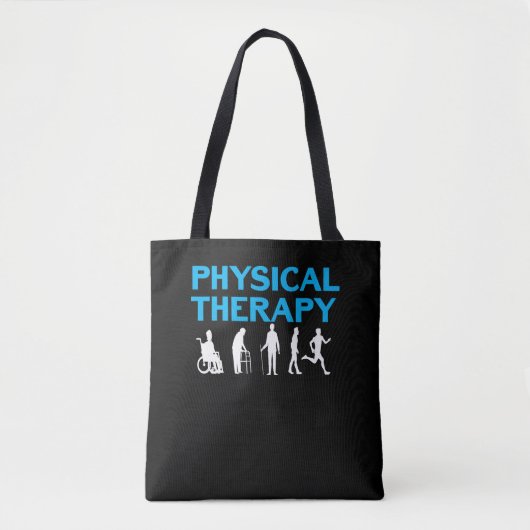 Fysische therapie Evolutie Fysiotherapie PT Tote Bag (Voorkant)
