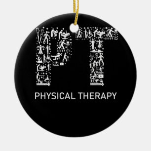 Fysische therapie Fysieke therapie Graad PT maand Keramisch Ornament