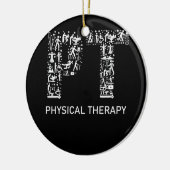 Fysische therapie Fysieke therapie Graad PT maand Keramisch Ornament (Links)