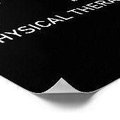 Fysische therapie Fysieke therapie Graad PT maand Poster (Hoek)