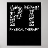 Fysische therapie Fysieke therapie Graad PT maand Poster (Voorkant)
