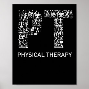 Fysische therapie Fysieke therapie Graad PT maand Poster