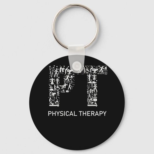 Fysische therapie Fysieke therapie Graad PT maand Sleutelhanger (Voorkant)