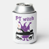 Fysische therapie Halloween PT heks Blikjeskoeler (Blikje Achterkant)