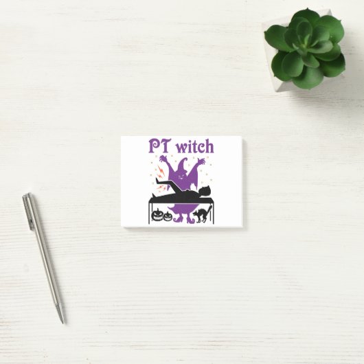 Fysische therapie Halloween PT heks Post-it® Notes (Kantoor)