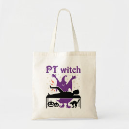 Fysische therapie Halloween PT heks Tote Bag