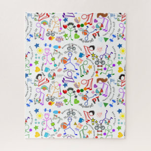 Fysische therapie legpuzzel